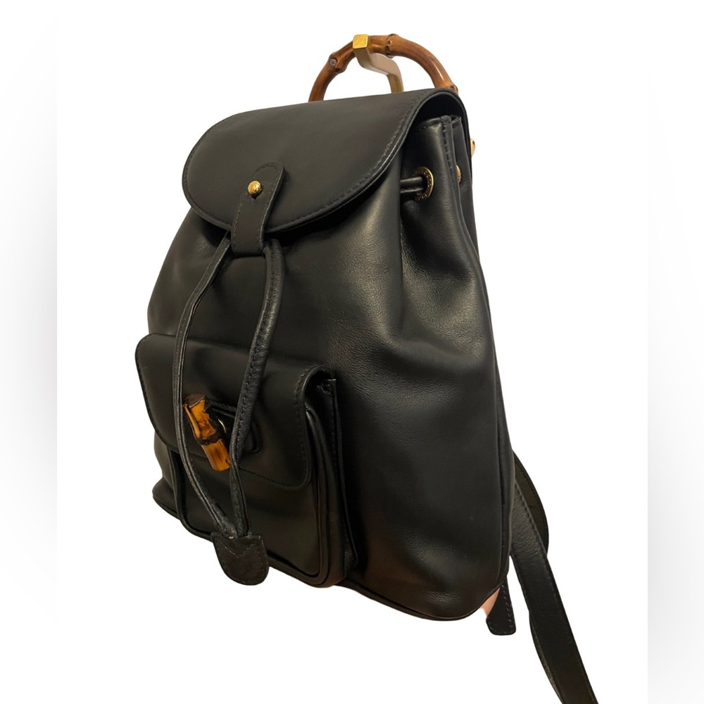 Authentic Gucci Bamboo Mini Backpack